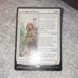 Magic: The Gathering Caretaker's Talent Enchantment Bloomburrow Rare 006 - Image 1