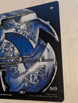 Arcbound Ravager X1 BORDERLESS -NM/M-Teenage Mutant Ninja Turtles- Eternal Legal - Image 4