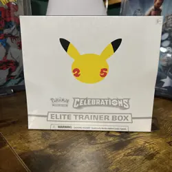 Pokemon TCG: 25th Anniversary Celebrations Elite Trainer Box (2021) 820650809439 - Image 1