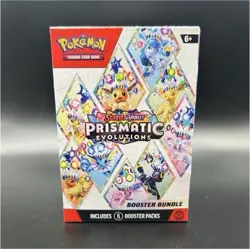 Pokemon TCG Scarlet & Violet Prismatic Evolutions Booster Bundle Box English - Image 1