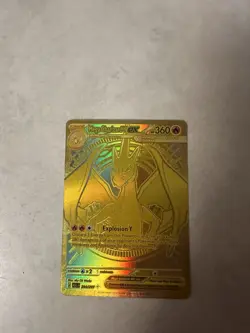 Mega Charizard Y EX 294/217 Gold Hyper Rare, Ascended Heroes, Pokemon TCG (NM) - Image 1