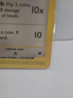 2002 Pokemon Meowth Expedition Base Set 50HP Common TCG - Image 4