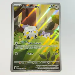 Togedemaru 104/094 Illustration Rare Holo Card Phantasmal Flames Pokemon TCG NM - Image 1