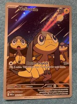 ✨Helioptile 143/132 ✨Mega Evolution Holo Full Art Pokemon - Image 1