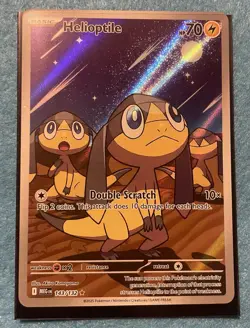 ✨Helioptile 143/132 ✨Mega Evolution Holo Full Art Pokemon - Image 4