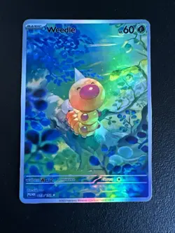 Weedle Fan Art NON TCG Pokemon Card Custom Made - Image 1
