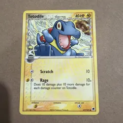 EX Dragon Frontiers Totodile 67/101 Pokemon TCG 2006 - Image 1