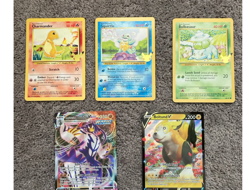 ✅ LARGE Pokemon TGC promo cards set of 5 Charmander, Boltund V, Urshifu Vmax 820650809682 - Image 1