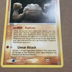 Ditto (Geodude) 62/113 Delta Species Pokemon TCG - Image 3