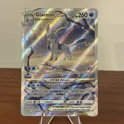 Pokemon TCG Crown Zenith Glaceon VSTAR GG40/GG70 Galarian Gallery Ultra Rare NM - Image 1