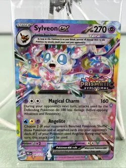 Sylveon Ex 41/131 Pokemon Prismatic Evolutions Stamped Promo Sealed - Image 2
