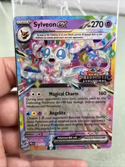 Sylveon Ex 41/131 Pokemon Prismatic Evolutions Stamped Promo Sealed - Image 4