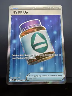 N's PP Up 262/217 Full Art Ultra Rare Pokemon Ascended Heroes ENGLISH NM - Image 1