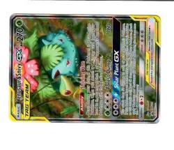 Venusaur and Snivy GX SM229 Pokemon TCG Tag Team Black Star Promo NM - Image 1