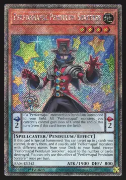 Performapal Pendulum Sorcerer - RA04-EN242 - Platinum Secret Rare - Yugioh - Image 1