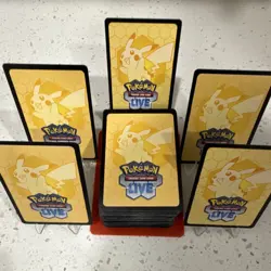 Pokemon TCG Live Code Card Lot x205 Codes - Never Redeemed Scarlet & Violet Mega - Image 1