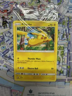 Pikachu SM04 Sun and Moon Black Star Promo Pokemon Card Target Exclusive SEALED - Image 1