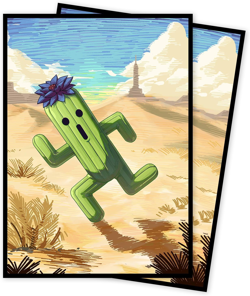 MTG Card Sleeves(Cactus Black Lotus) Art Card Sleeves Deck Protector, Clear Fron - Image 1