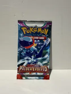 Pokemon Trading Card Game Paldea Evolved Booster Pack 10 Cards English 2023 - Image 1