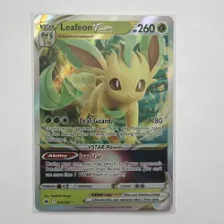 Pokemon TCG Leafeon VSTAR Crown Zenith Holo Ultra Rare Card 14/159 - Image 1