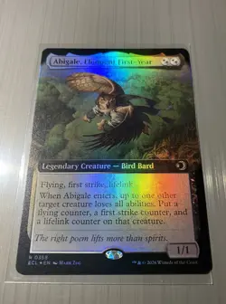 Abigale, Eloquent First-Year (Extended Art) Lorwyn Eclipsed Foil - Image 1