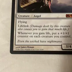 Archangel Of Thune 2013 Wizards Of The Coast 5/249 NM/M Magic The Gathering - Image 2