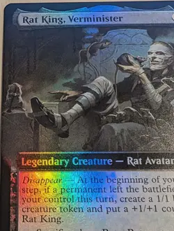 Rat King, Verminister - Foil - Extended Art Teenage Mutant Ninja Turtles MTG - Image 1