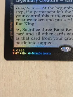 Rat King, Verminister - Foil - Extended Art Teenage Mutant Ninja Turtles MTG - Image 2