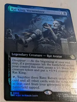 Rat King, Verminister - Foil - Extended Art Teenage Mutant Ninja Turtles MTG - Image 5