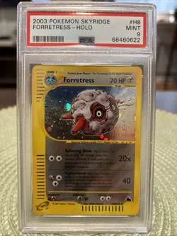 Pokemon 2003 Skyridge Forretress Holo Rare #H8 PSA 9 MINT - Image 1