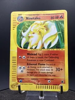 Pokemon TCG Ninetales Expedition Base Set 21/165 Holo Holo Rare - Image 3