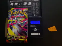 22.46g VERY HEAVY Mega Evolution Pokemon Sealed Booster Pack New SIR/HRU - Image 1