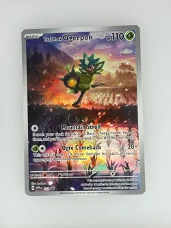 2023 Pokemon Scarlet & Violet Teal Mask Ogerpon 123 NM - Image 1
