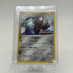 Registeel SM75 Pokemon Sun & Moon Crimson Invasion Stamped Promo - Image 4