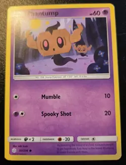 Phantump 93/236 Common Sun & Moon: Cosmic Eclipse Pokemon TCG - Image 1