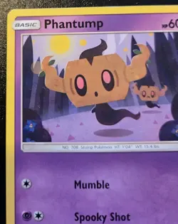 Phantump 93/236 Common Sun & Moon: Cosmic Eclipse Pokemon TCG - Image 2