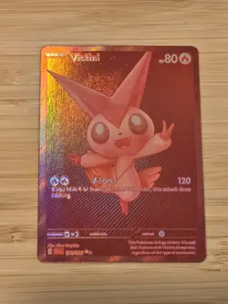 Pokemon TCG Victini Red Full Art Holo 171/086 Black Bolt NM/MT English - Image 1