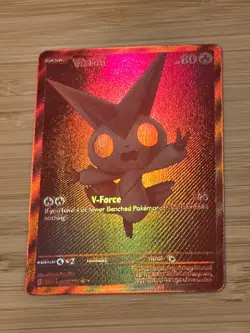 Pokemon TCG Victini Red Full Art Holo 171/086 Black Bolt NM/MT English - Image 4