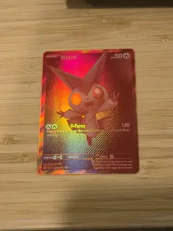 Pokemon TCG Victini Red Full Art Holo 171/086 Black Bolt NM/MT English - Image 5