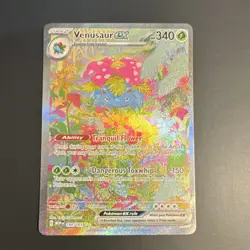 Pokemon TCG Venusaur ex 198/165 SIR Full Art Holo EX Scarlet & Violet 151 - Image 1