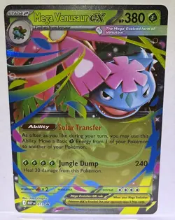 Mega Venusaur ex 013 Promo Pokemon TCG Mega Evolution - NM - Image 1