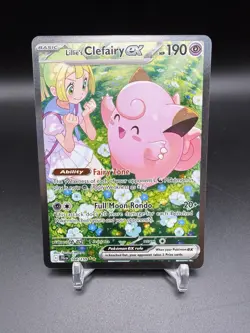Lillie’s Clefairy ex 184/159 Pokemon TCG Holo Rare SIR Journey Together NM Fresh - Image 1