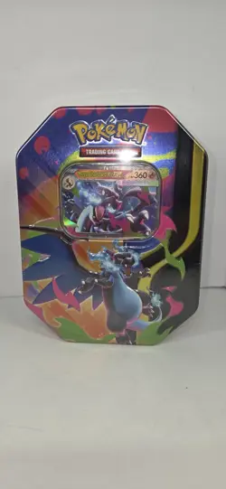 Pokemon TCG: Mega Charizard Tin 4pack Booster , + EX Exclusive Charizard. Sealed - Image 2