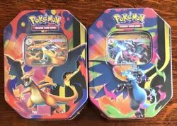 Pokemon TCG - Mega Charizard ex Tin (Set of 2 Tins) - Brand New & Sealed - Image 1