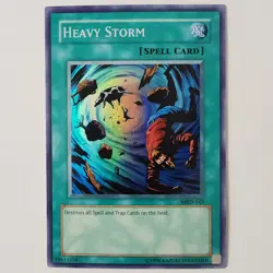 Heavy Storm - MRD-142- NM/VLP - Super Rare - Unlimited - Yugioh - 1996 - Image 1