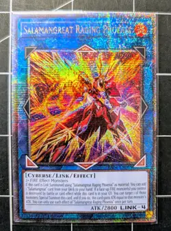 YuGiOh! Salamangreat Raging Phoenix RA04-EN083 1st Edition QCSR NM - Image 1