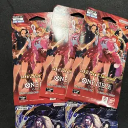 One Piece Heroines Edition English EB-03 Sleeved Booster Pack Lot Of 5 - Sealed - Image 2