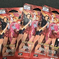 One Piece Heroines Edition English EB-03 Sleeved Booster Pack Lot Of 5 - Sealed - Image 4