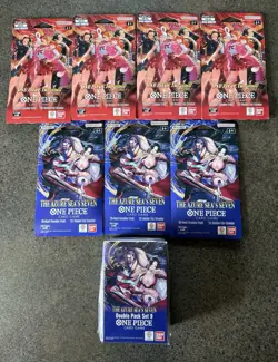 Lot of 8 ONE PIECE 4 X EB-03 Packs, 3 X OP-14 Packs & 1 Double Pack Set 9 - Image 1