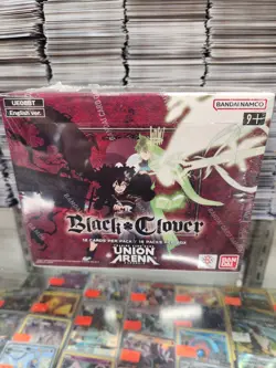 Union Arena TCG Black Clover Booster Box 16 Packs SEALED English Version - Image 1